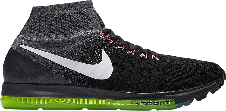 Zoom All Out Flyknit 'Black White Volt'