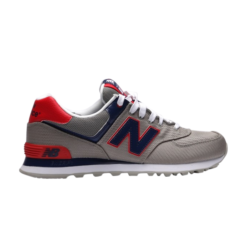 Pre-owned New Balance 574 'passport Pack' In Grey