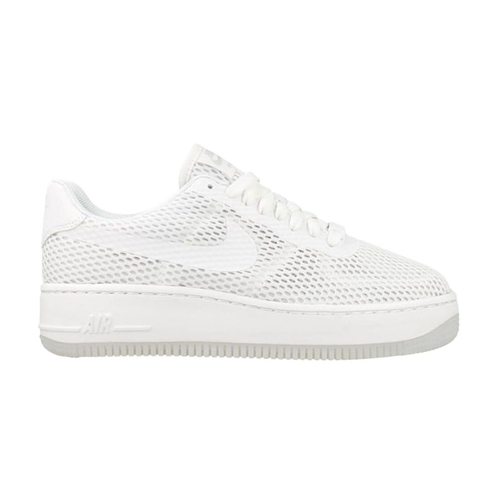 Pre-owned Nike Wmns Air Force 1 Low Upstep Br In White