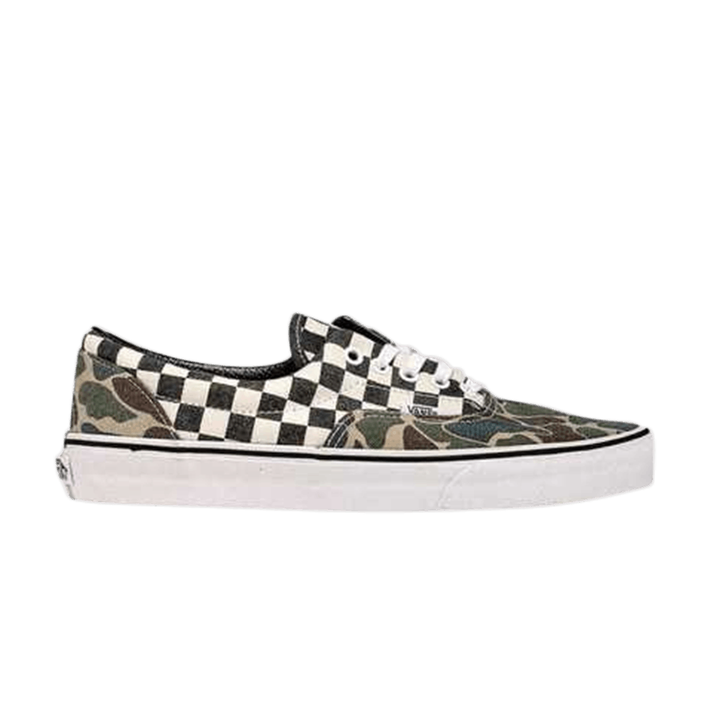 camo checkered vans
