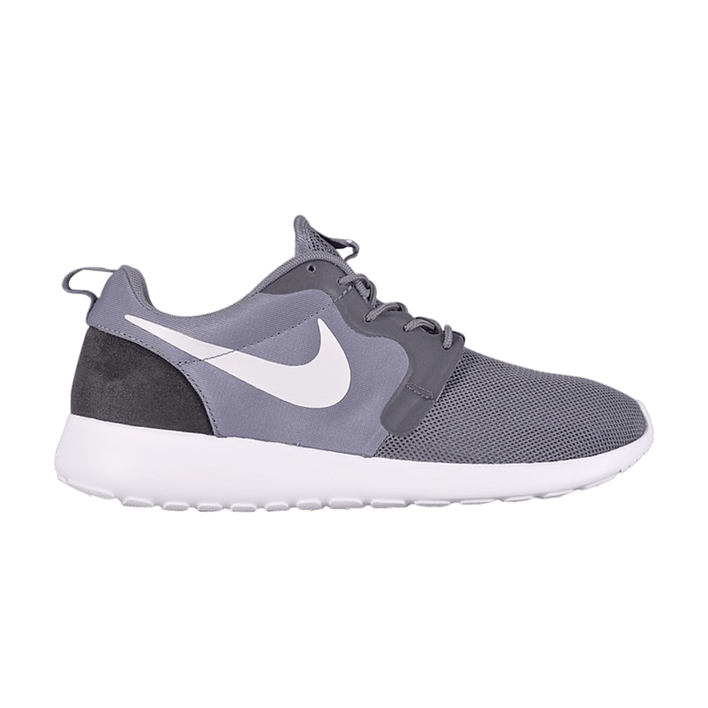Grey and white roshe runs shop