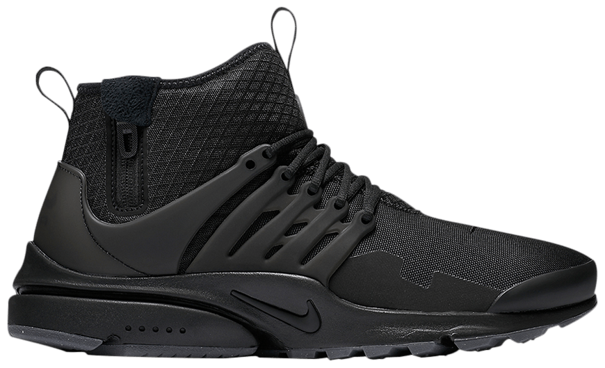 air presto mid utility black dark grey