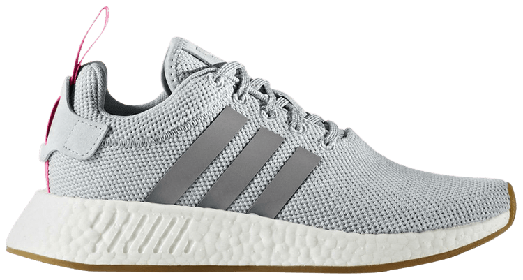 Adidas nmd r1 grey and pink sale