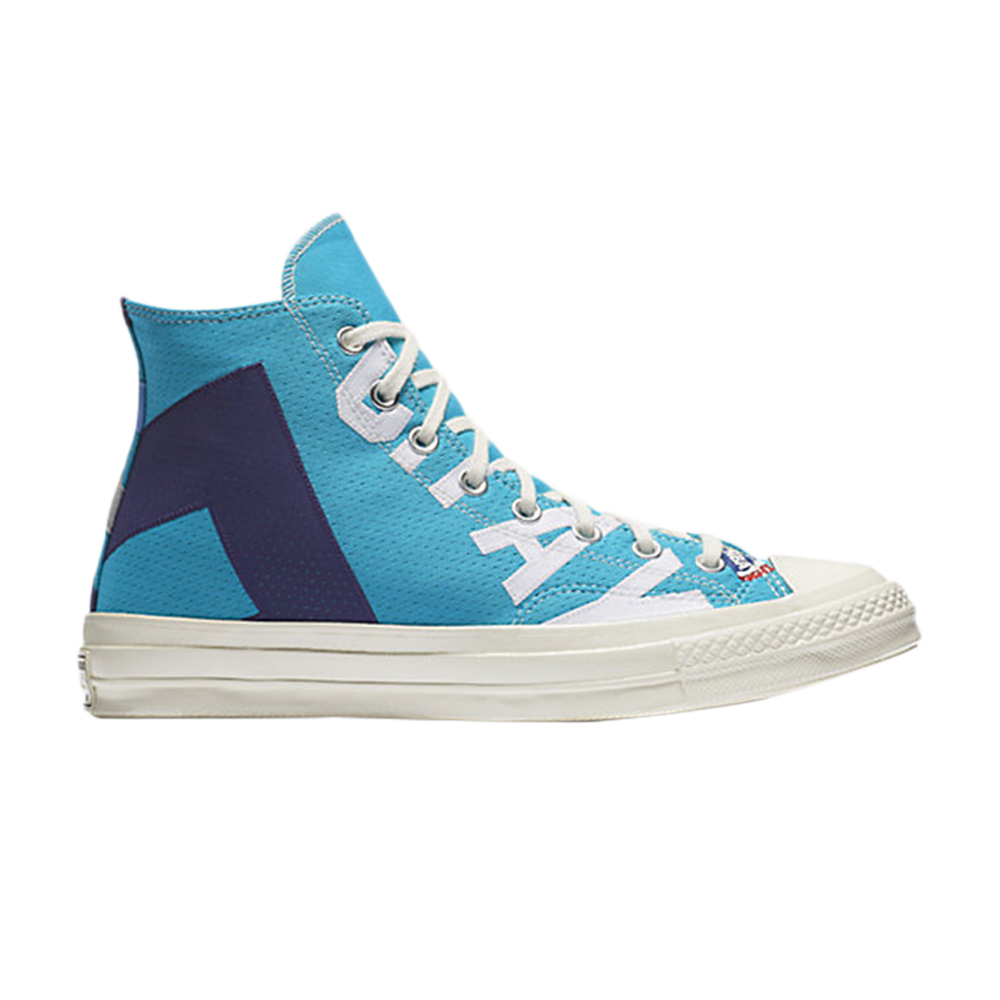 Pre-owned Converse Chuck Taylor All Star Premium Hi 'charlotte Hornets' In Blue