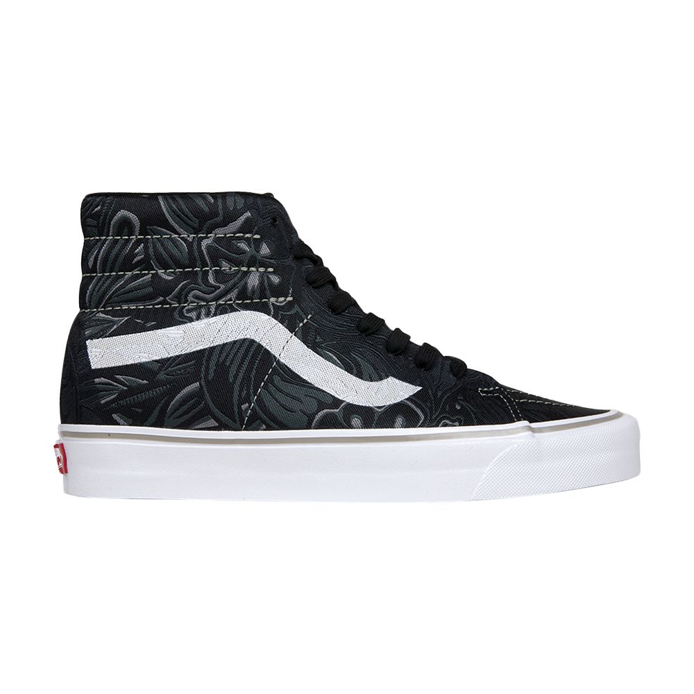 Pre-owned Vans Sk8-hi Jacquard Lx In Black