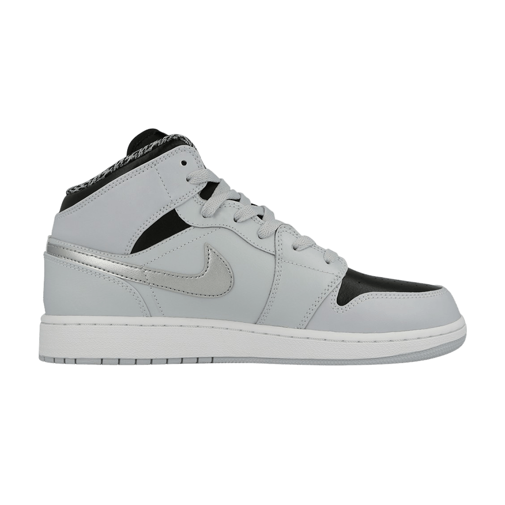Air jordan 1 mid wolf grey pure platinum Sale