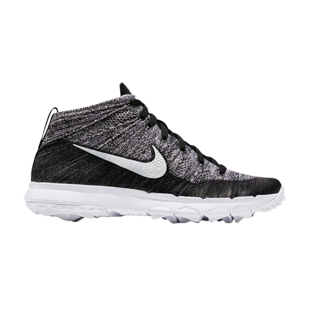 Nike Flyknit Chukka Golf 'Black White' | Men's Size 13 - 819009-001