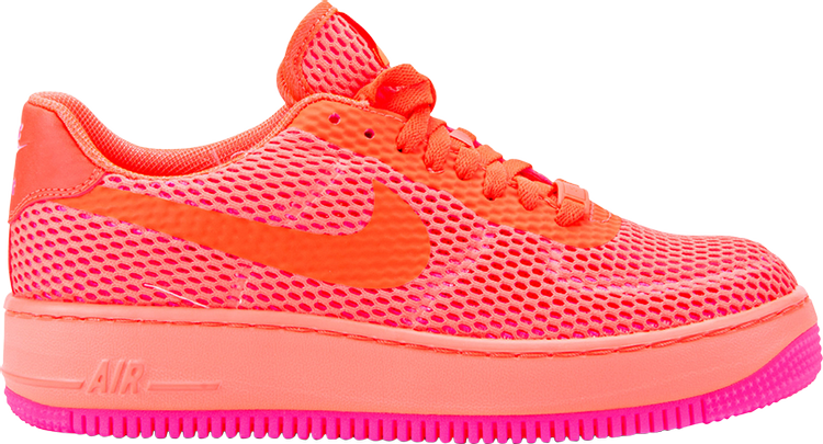Size+9.5+-+Nike+Air+Force+1+Low+Upstep+Breathe+Orange for sale online