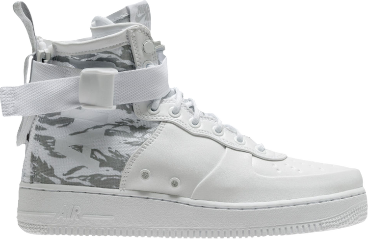 Buy SF Air Force 1 Mid 'Winter Camo' - AA1129 100 White