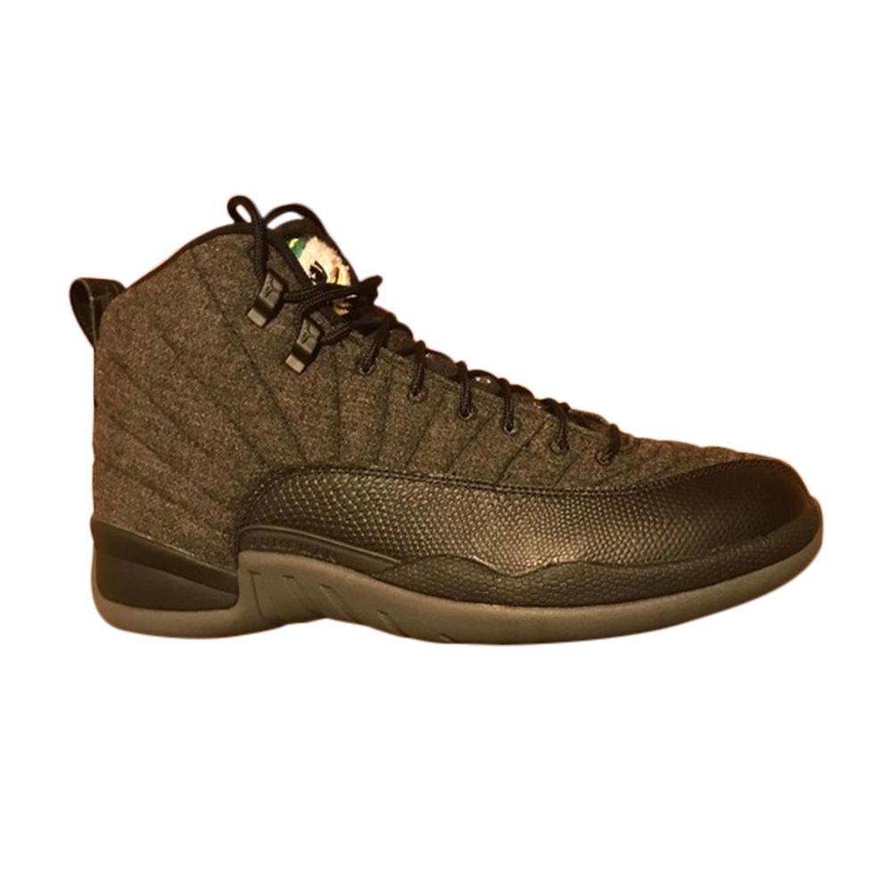 Air Jordan 12 Retro 'Wool Oregon Ducks' PE | Grey | Men's Size 14 - 852627-003-ORGN