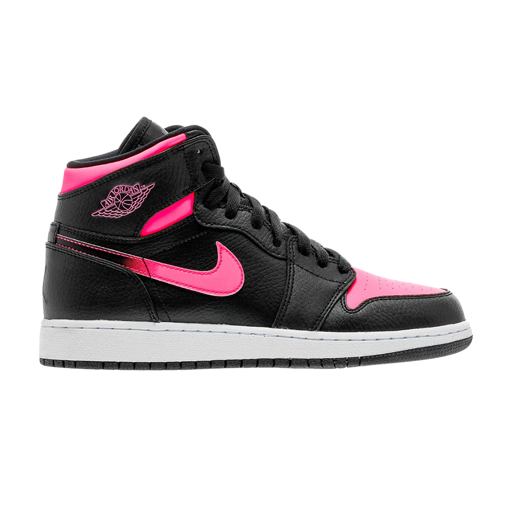 black and pink jordan shoes