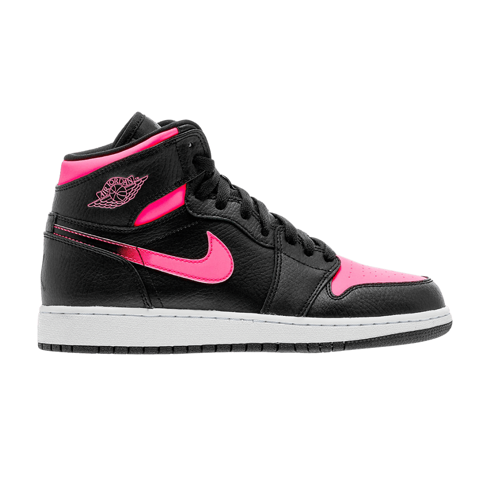 black and pink jordan shoes