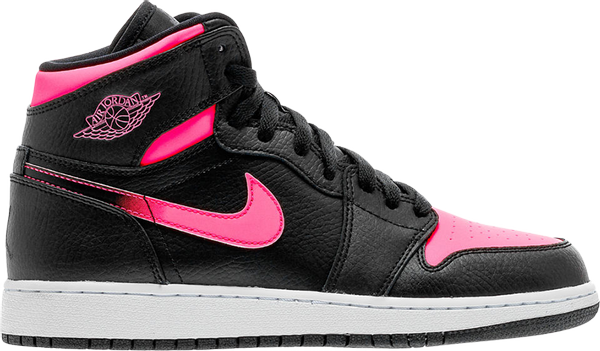Buy Air Jordan 1 Retro High GS 'Black Hyper Pink' - 332148 019 | GOAT