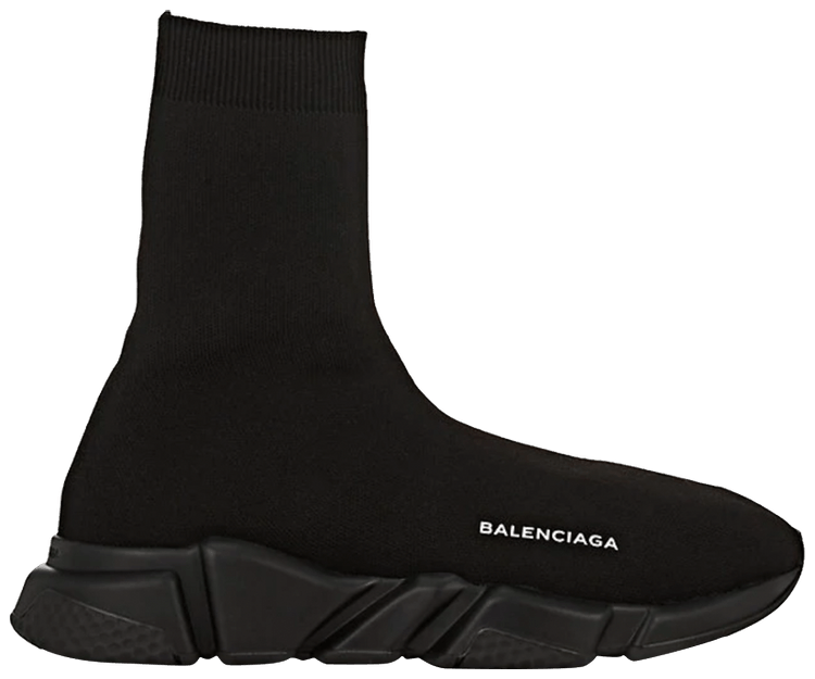 Buy Balenciaga Speed Trainer High Triple Black 485626W05G01000 GOAT UK