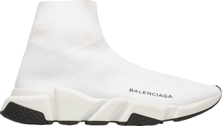 Balenciaga Wmns Speed Trainer Mid 'White Black'