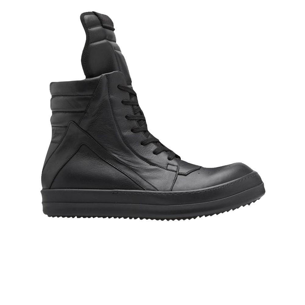 Pre-owned Rick Owens Geobasket 'triple Black' | Men's Size 40.5