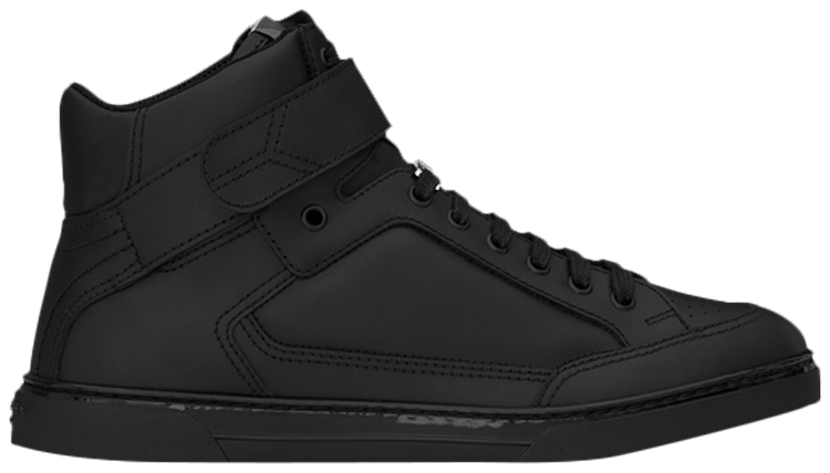 Saint Laurent Max Scratch Mid Top Sneaker 'Black'