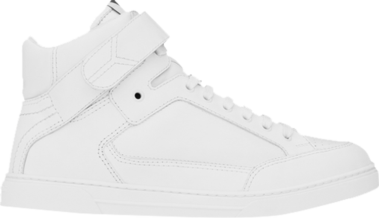 Saint Laurent Max Scratch Mid Top Sneaker 'White'