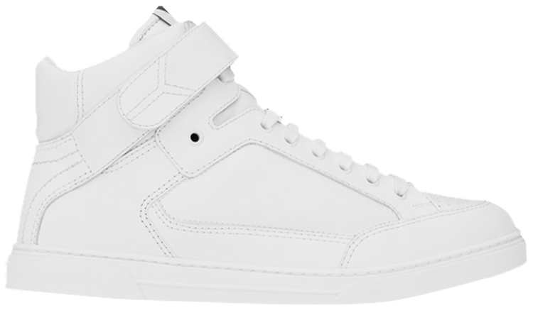 Saint Laurent Max Scratch Mid Top Sneaker 'White'