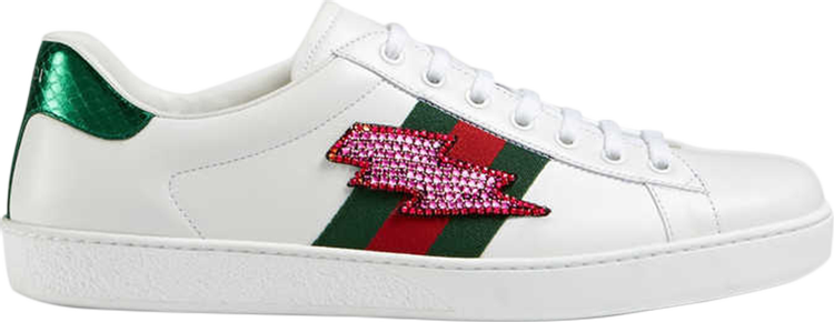 Gucci Ace Embroidered 'Lightning Bolt'