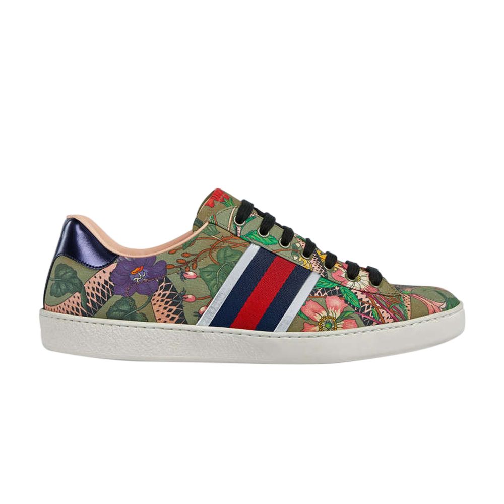 Gucci Flora Snake Sneaker | Red | Men's Size 8.5 - 473763-9IZ60-3779
