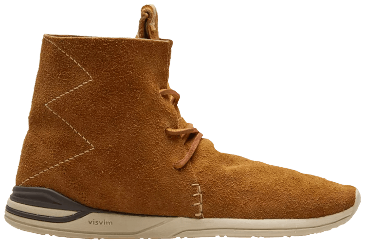 Visvim Huron Moc Hi Folk Camel