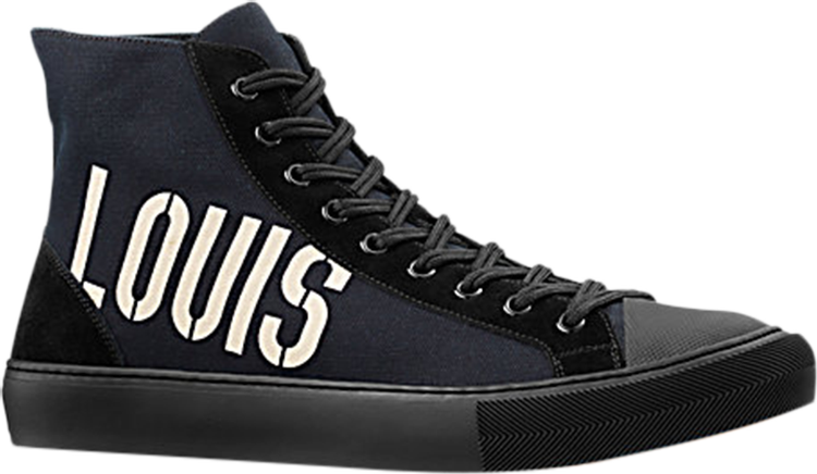 Louis Vuitton Tattoo Sneaker Boot 'Black Louis'