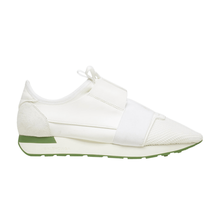 Buy Balenciaga Race Runner White Green 483490 W0YXI 9000 GOAT AU
