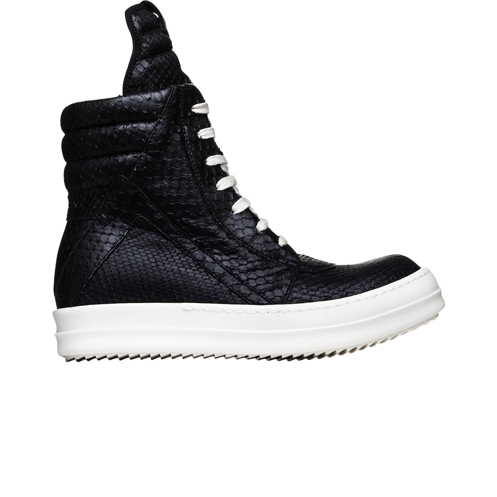 Rick Owens Geobasket 'Black Python' | GOAT