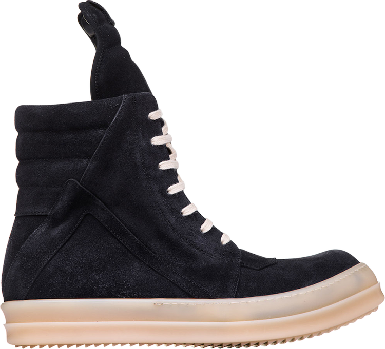 Rick Owens SS18 Dirt Geobasket 'Faded Black Leather'