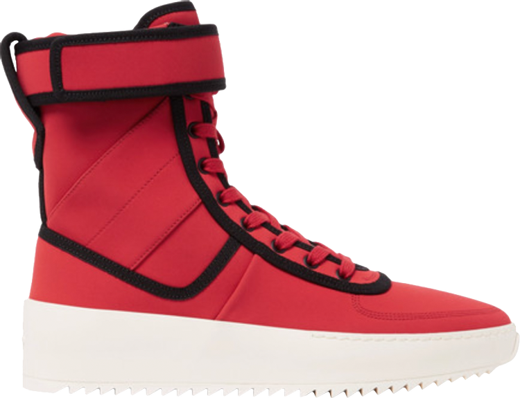 Buy Fear of God Military Sneaker 'Red Black' - FG03S18U 20FNFG 4099 | GOAT