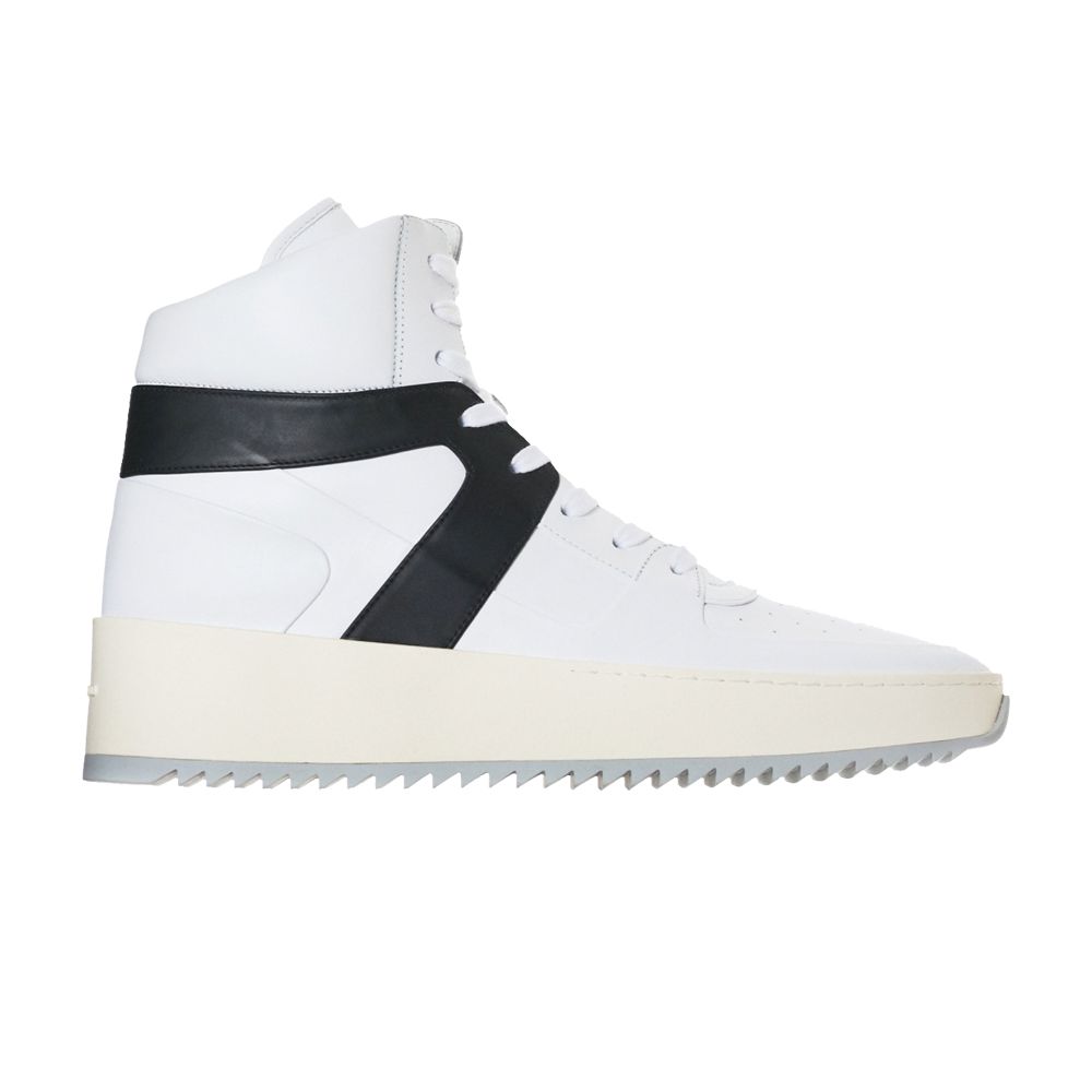 Pre-owned Fear Of God Basketball Sneaker 'white Black' | Men's Size 39