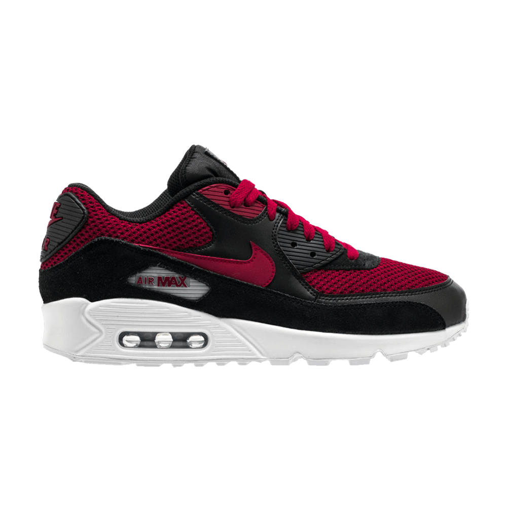 Nike Air Max 90 Essential –wit/rood/paars-AJ1285-106- Maat 40.5 -  Schoenen.nl