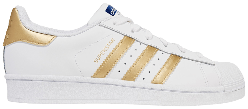 White and gold superstar clearance