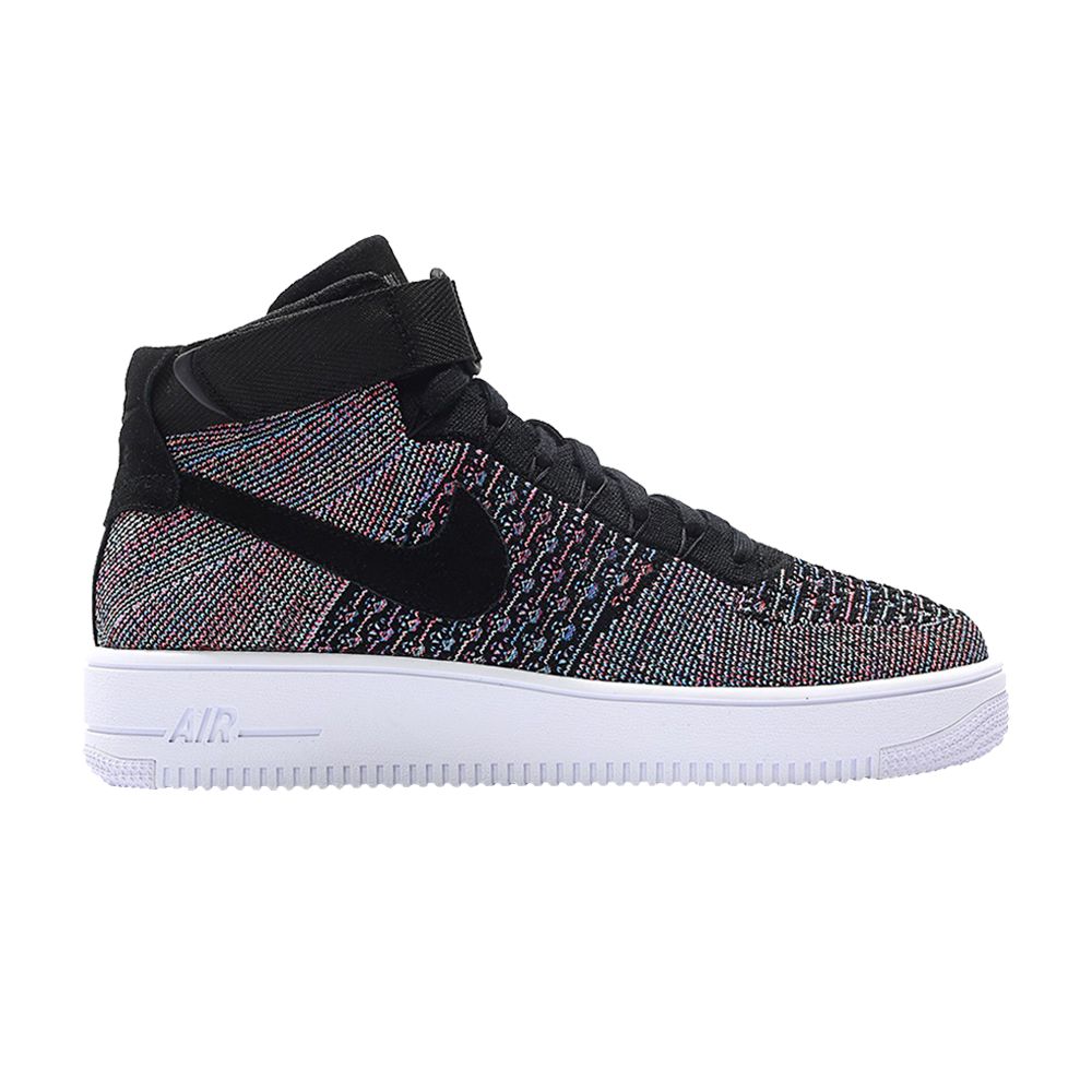 Nike Air Force 1 Ultra Flyknit Mid 'Hot Punch Blue Glow' | Black | Men's Size 10 - 817420-602