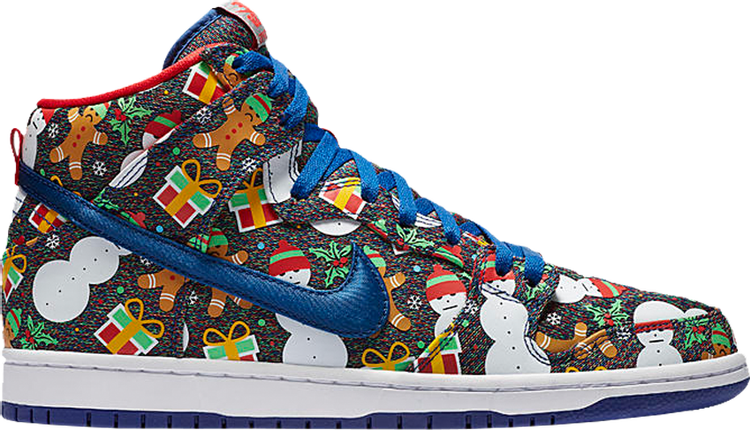 Concepts x SB Dunk Pro High 'Ugly Christmas Sweater' 2017 Special Box