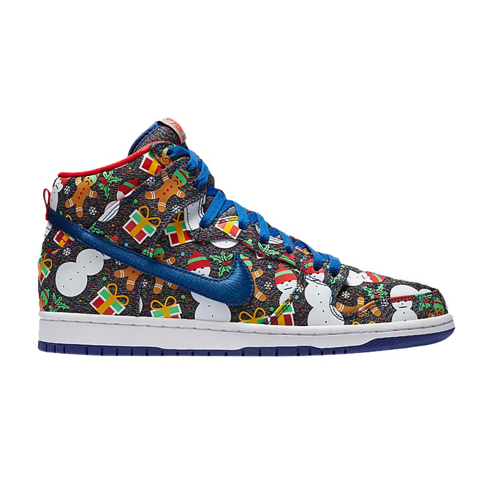Nike Concepts x SB Dunk Pro High 'Ugly Christmas Sweater' 2017 Special Box | Multi-Color | Men's Size 9.5