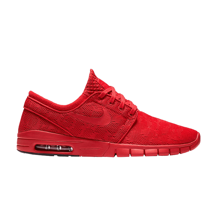 Nike sb stefan janoski max black and red outlet