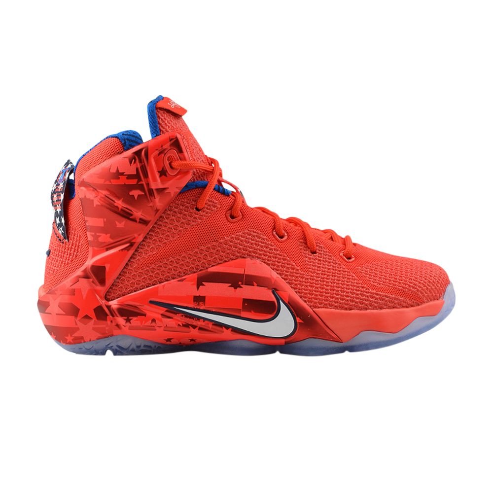 Nike Lebron 12 GS 'USA' | Red | Kid's Size 5