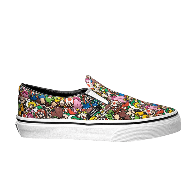 Vans x nintendo mario bros classic slip on shoes new arrivals