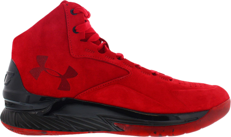 Curry Lux Mid Suede 'Red'