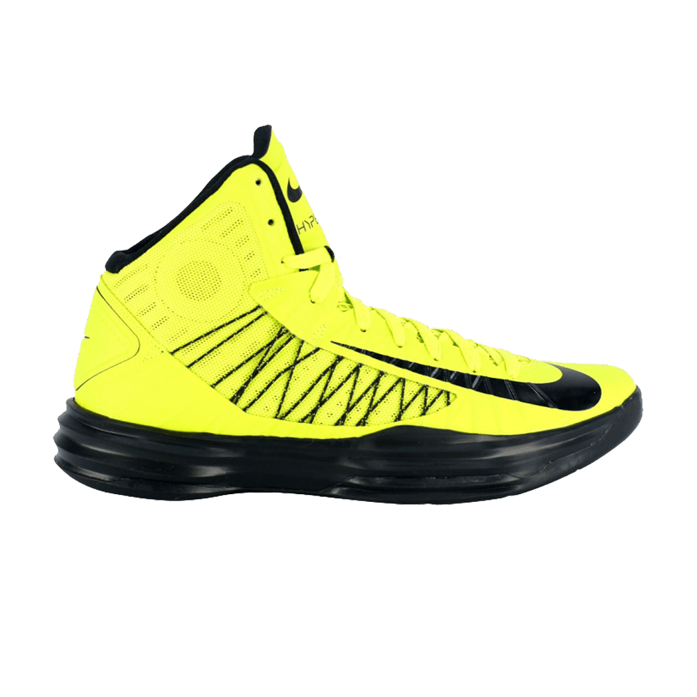 neon yellow hyperdunks