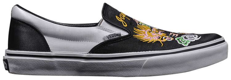 Vans ROLLICKING x Slip On Black Satin