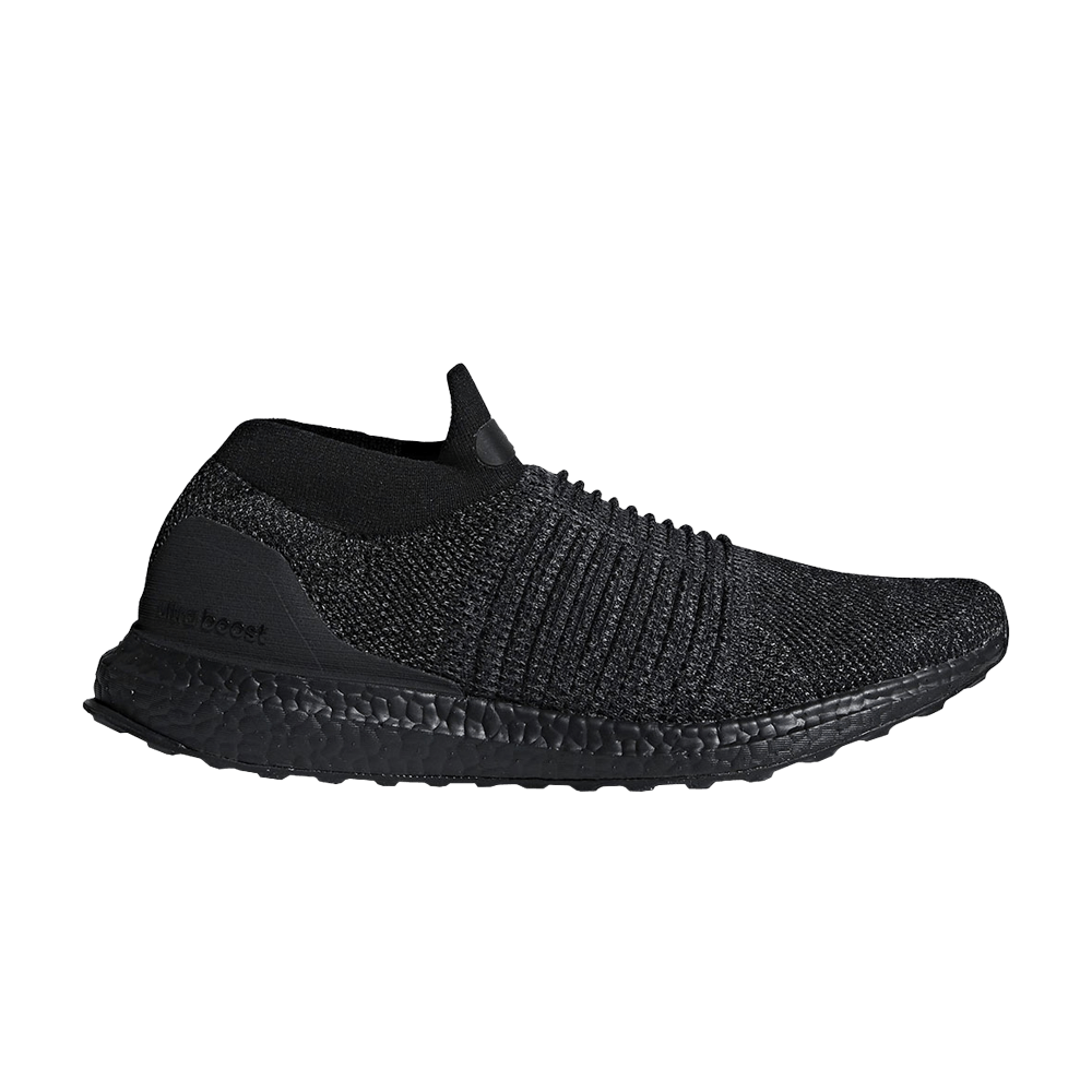 UltraBoost Laceless 'Triple Black' | GOAT