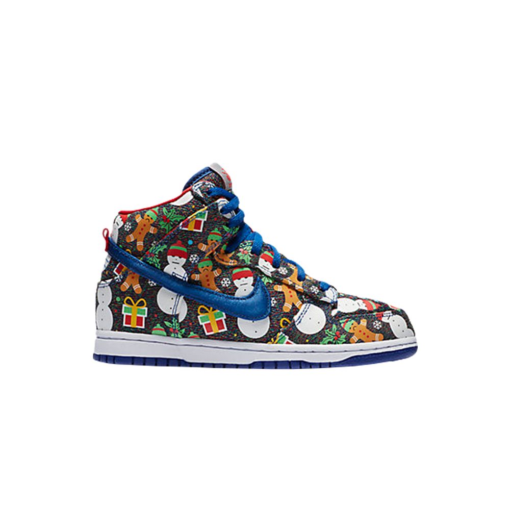Pre-owned Nike Concepts X Sb Dunk High Ps 'ugly Christmas Sweater' 2017 | Multi-color | Kid's Size 1.5
