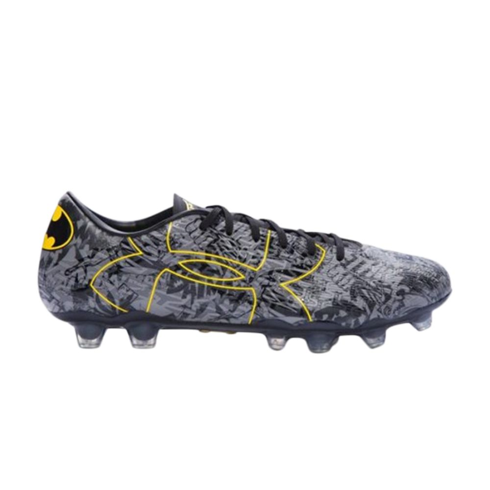 Pre-owned Under Armour Clutchfit Force 2.0 Ae Fg 'batman' Soccer Cleat | Black | Men's Size 5.5