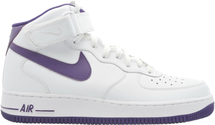 Buy Air Force 1 Mid '07 'White Purple' - 315123 151 | GOAT