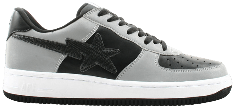 Bapesta FS 001 Low Black Reflector