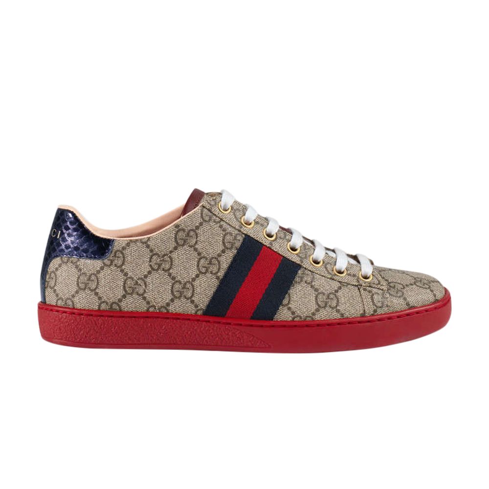 Pre-owned Gucci Wmns Ace Gg Supreme 'brown' | Tan | Women's Size 36