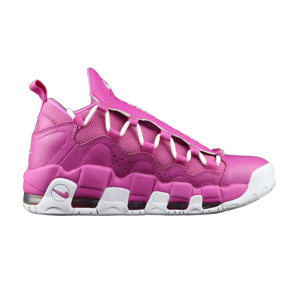 Pre-owned Nike Sneaker Room X Air More Money Qs 'breast Cancer Awareness' In Pink